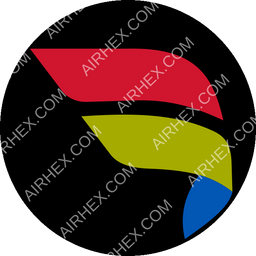 Pelita Air Circular logo (dark)