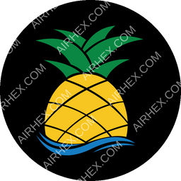 Pineapple Air Circular logo (dark)