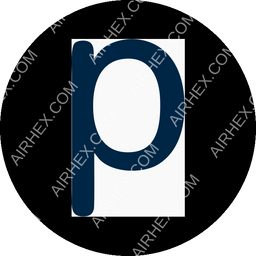 Porter Airlines Canada Circular logo (dark)