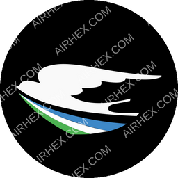 Qanot Sharq Circular logo (dark)