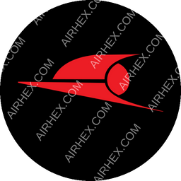Qeshm Air Circular logo (dark)