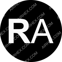 Red Air Circular logo (dark)