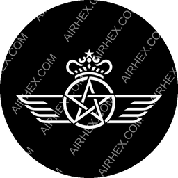 Royal Air Maroc Circular logo (dark)