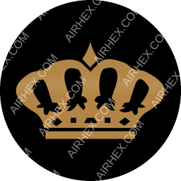 Royal Wings Circular logo (dark)