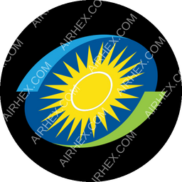 RwandAir Circular logo (dark)