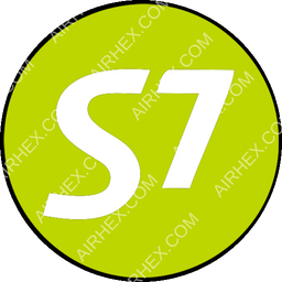 S7 Airlines Circular logo (dark)