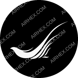 Saha Airlines Circular logo (dark)