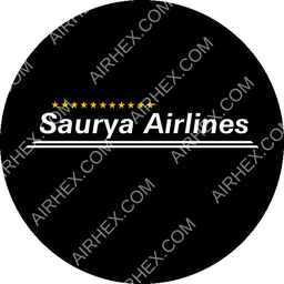 Saurya Airlines Circular logo (dark)