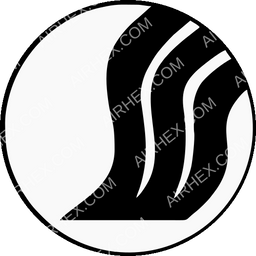 Shandong Airlines Circular logo (dark)