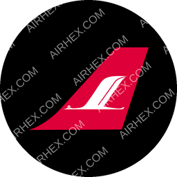 Shanghai Airlines Circular logo (dark)
