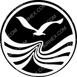 Sichuan Airlines Circular logo (dark)