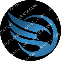 SkyBird Airlines Circular logo (dark)