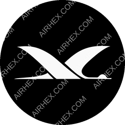 Skyward Airlines Circular logo (dark)
