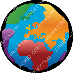 Small Planet Airlines Circular logo (dark)