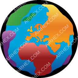 Small Planet Airlines Germany Circular logo (dark)