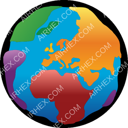 Small Planet Airlines Poland Circular logo (dark)
