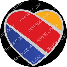Southwest Airlines Circular logo (dark)