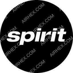 Spirit Airlines Circular logo (dark)