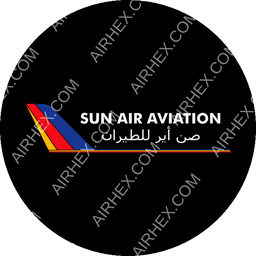 Sun Air (Sudan) Circular logo (dark)