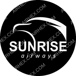 Sunrise Airways Circular logo (dark)