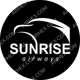 Sunrise Airways (Dominica) Circular logo (dark)