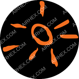 Sunwing Airlines Circular logo (dark)