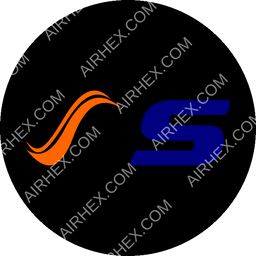 Syphax Airlines Circular logo (dark)