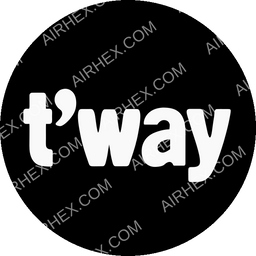T'way Air Circular logo (dark)