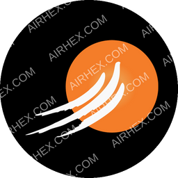 Taban Airlines Circular logo (dark)