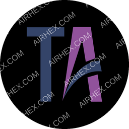 Taron Avia Circular logo (dark)