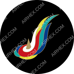 Tian Jiao Airlines Circular logo (dark)
