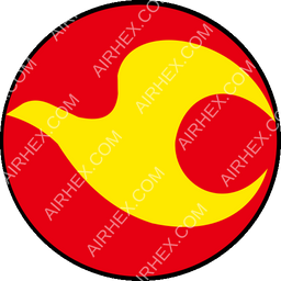 Tianjin Airlines Circular logo (dark)