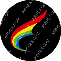 Tibet Airlines Circular logo (dark)