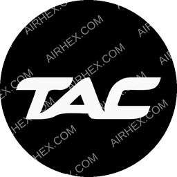 Trans Air Congo Circular logo (dark)