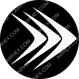 Transair Senegal Circular logo (dark)