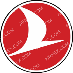 Turkish Airlines Circular logo (dark)