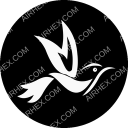 Turpial Airlines Circular logo (dark)