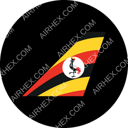 Uganda Airlines Circular logo (dark)