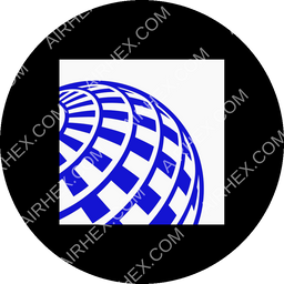 United Airlines Circular logo (dark)