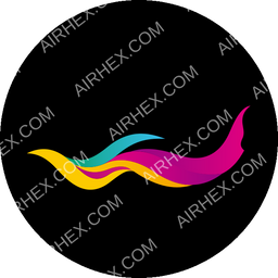 Urumqi Air Circular logo (dark)