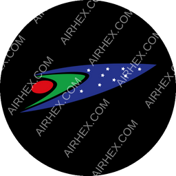 US-Bangla Airlines Circular logo (dark)