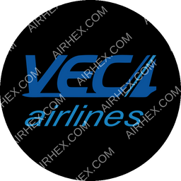 VECA Airlines Circular logo (dark)