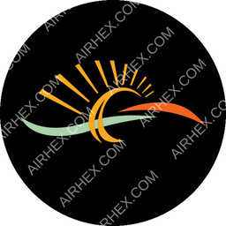 Vieques Air Link Circular logo (dark)