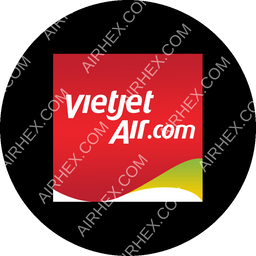 Vietjet Circular logo (dark)