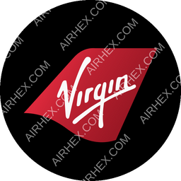Virgin Atlantic Circular logo (dark)