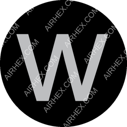 White Airways Circular logo (dark)