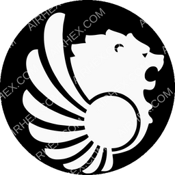 Wings Air Circular logo (dark)