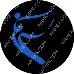 Wisdom Airways Circular logo (dark)