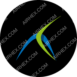 World Atlantic Airlines Circular logo (dark)