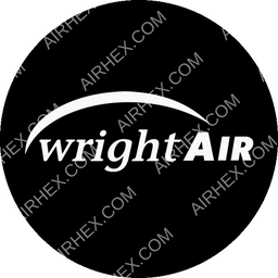 Wright Air Service Circular logo (dark)